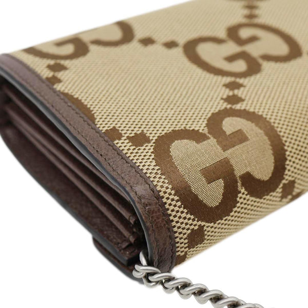 GUCCI Dionysus GG Jumbo Canvas Crossbody Bag Beige 401231