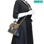 LOUIS VUITTON Victoire Monogram Canvas Shoulder Crossbody Bag Black