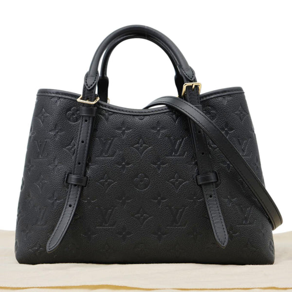 LOUIS VUITTON Babylone PM Monogram Empreinte Leather Tote Bag Black