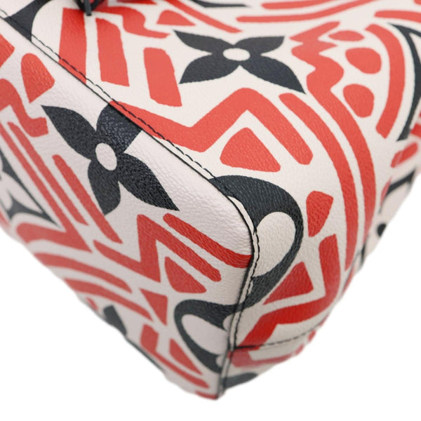 LOUIS VUITTON Crafty NeoNoe MM Monogram Canvas Shoulder Bag Red