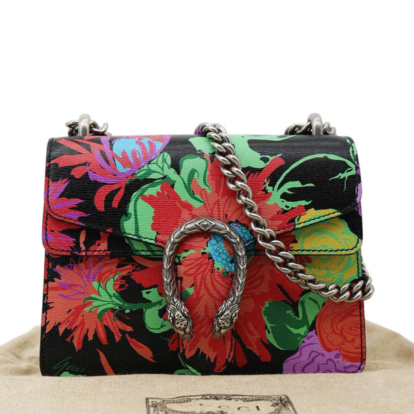 GUCCI X KEN SCOTT Dionysus Small Calfskin Floral Print Crossbody Bag Multicolor 421970
