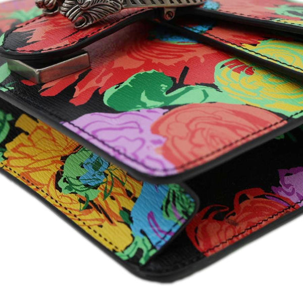 GUCCI X KEN SCOTT Dionysus Small Calfskin Floral Print Crossbody Bag Multicolor 421970