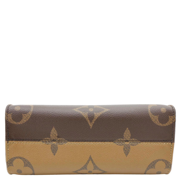 LOUIS VUITTON Onthego PM Giant Monogram Reverse Canvas Shoulder Bag Brown