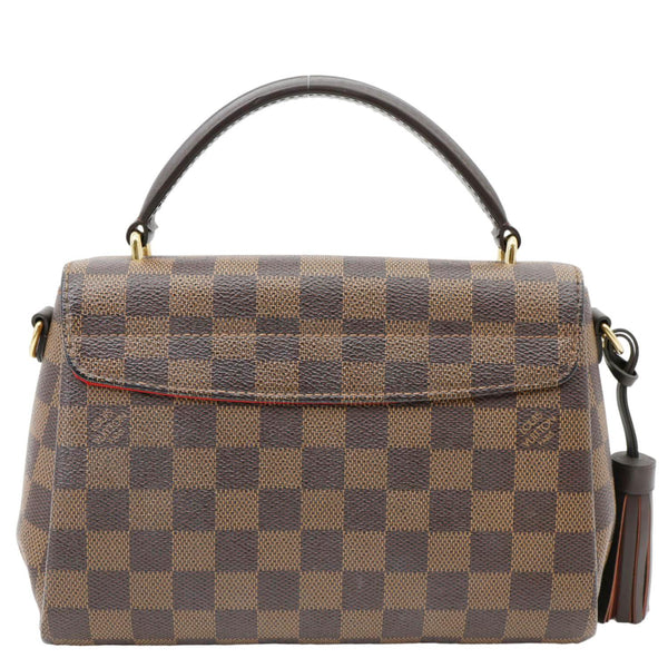 LOUIS VUITTON Croisette Damier Ebene Crossbody Bag Brown