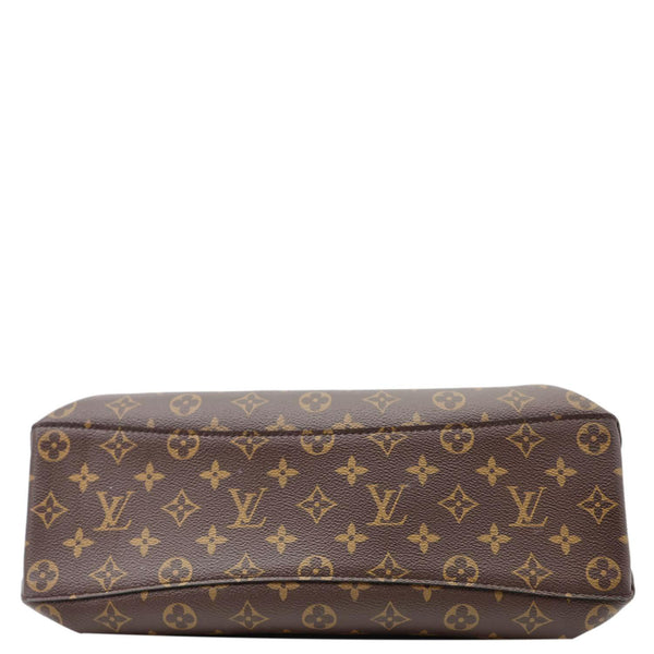 LOUIS VUITTON Rivoli MM Monogram Canvas Shoulder Bag Brown