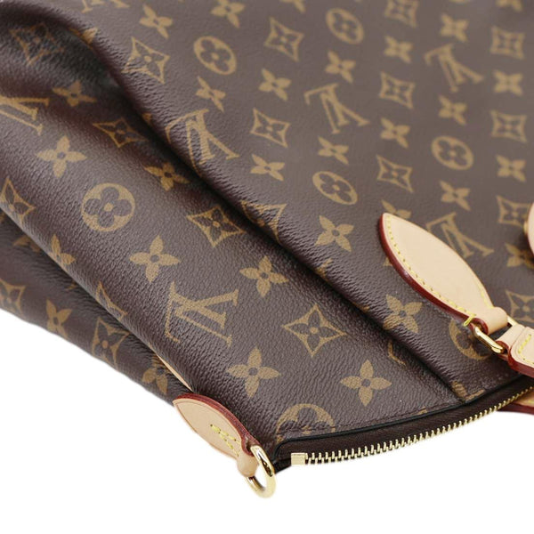 LOUIS VUITTON Rivoli MM Monogram Canvas Shoulder Bag Brown