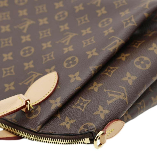 LOUIS VUITTON Rivoli MM Monogram Canvas Shoulder Bag Brown
