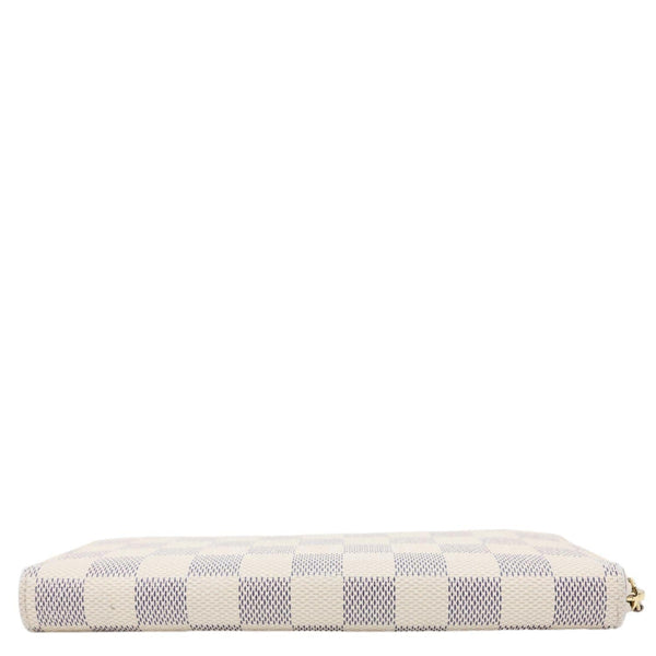 LOUIS VUITTON Clemence Damier Azur Wallet Rose Ballerine