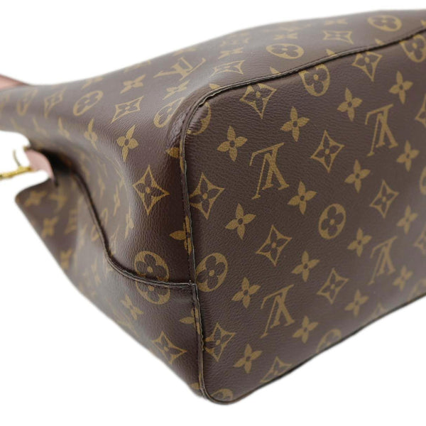LOUIS VUITTON Neonoe MM Monogram Canvas Shoulder Bag Pink