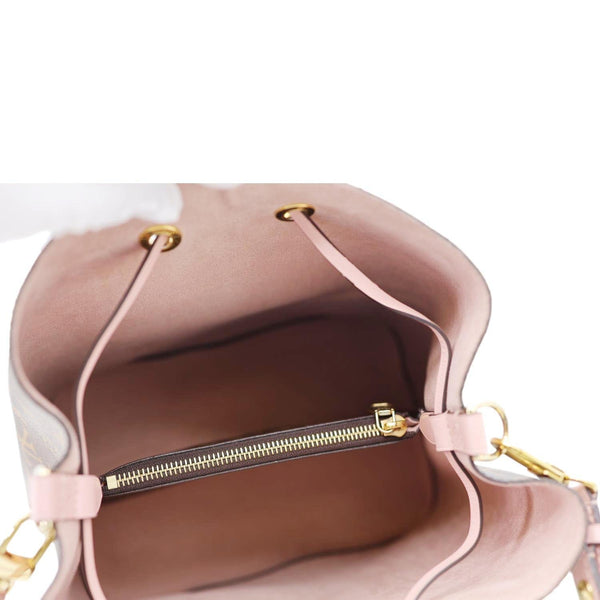 LOUIS VUITTON Neonoe MM Monogram Canvas Shoulder Bag Pink