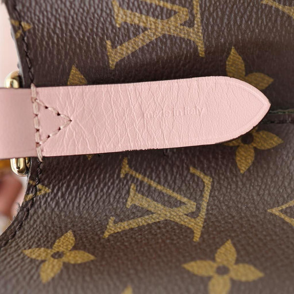 LOUIS VUITTON Neonoe MM Monogram Canvas Shoulder Bag Pink