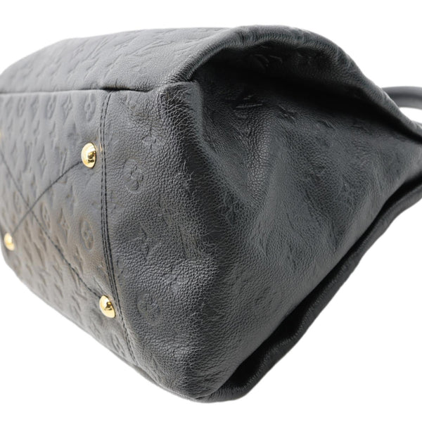 LOUIS VUITTON Artsy MM Monogram Empreinte Leather Hobo Bag Black