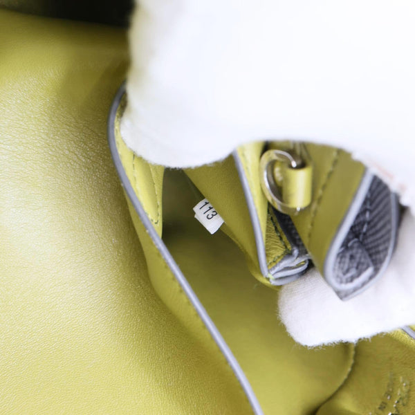 PRADA Double Handle Saffiano Leather Tote Bag Grey