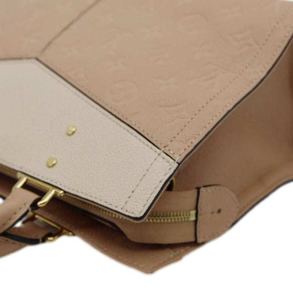 LOUIS VUITTON Sully PM Monogram Empreinte Leather Shoulder Bag Papyrus