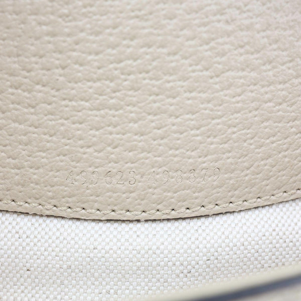 GUCCI Dionysus Small GG Supreme Shoulder Bag Beige 499623