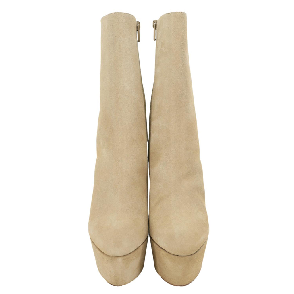 Christian Louboutin ベージュブーツ CHRISTIAN LOUBOUTIN Suede Boots Beige Size 39