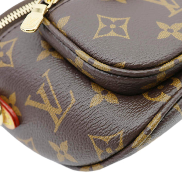 LOUIS VUITTON Mini Monogram Canvas Bumbag Brown