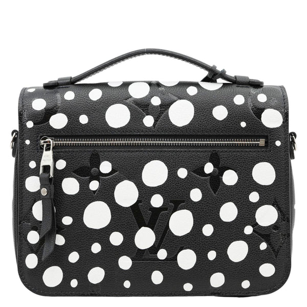 LOUIS VUITTON x YK Metis Pochette Monogram Giant Empreinte Dot Shoulder Bag Black