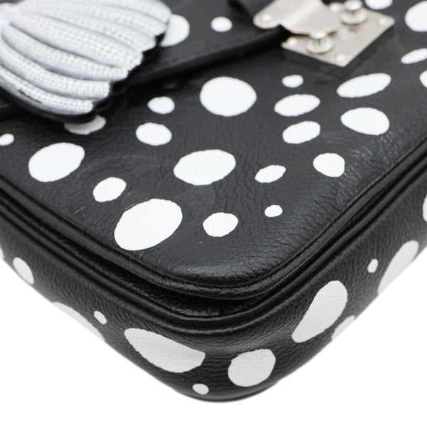 LOUIS VUITTON x YK Metis Pochette Monogram Giant Empreinte Dot Shoulder Bag Black