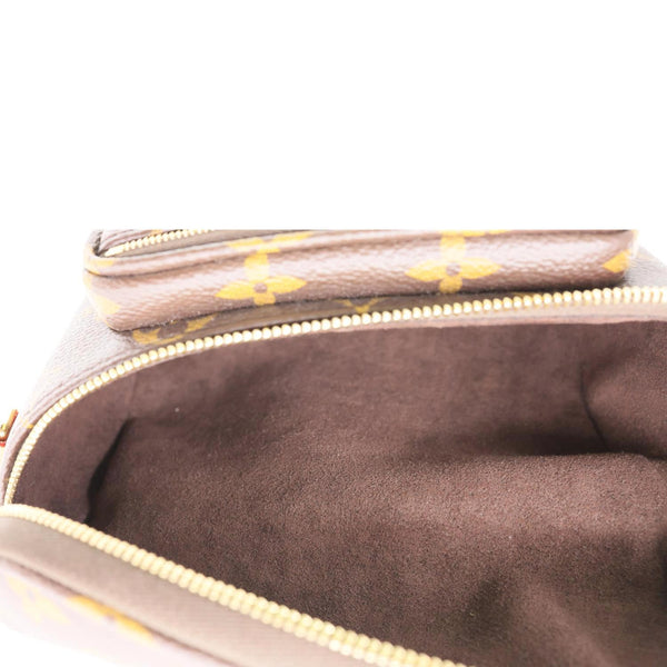 LOUIS VUITTON Mini Monogram Canvas Bumbag Brown