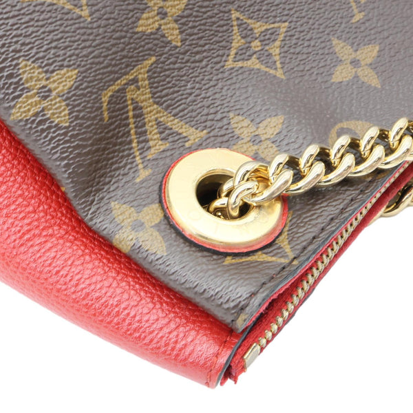 LOUIS VUITTON Surene BB Monogram Canvas Shoulder Bag Red