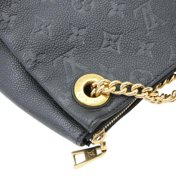 LOUIS VUITTON Surene BB Empreinte Leather Shoulder Bag Black
