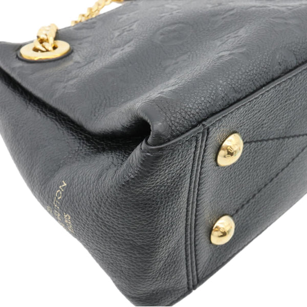 LOUIS VUITTON Surene BB Empreinte Leather Shoulder Bag Black