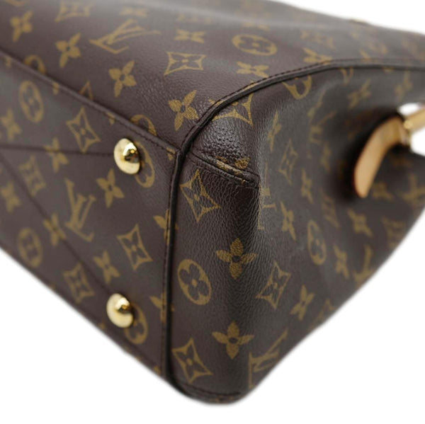 LOUIS VUITTON Montaigne MM Monogram Canvas Shoulder Bag Brown