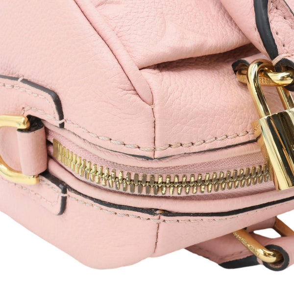 LOUIS VUITTON Speedy 20 Bandouliere Monogram Empreinte Crossbody Bag Pink
