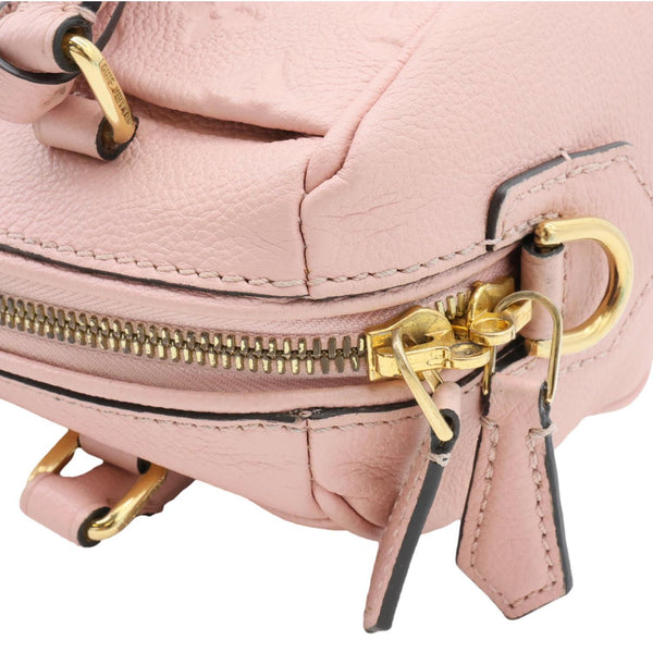 LOUIS VUITTON Speedy 20 Bandouliere Monogram Empreinte Crossbody Bag Pink