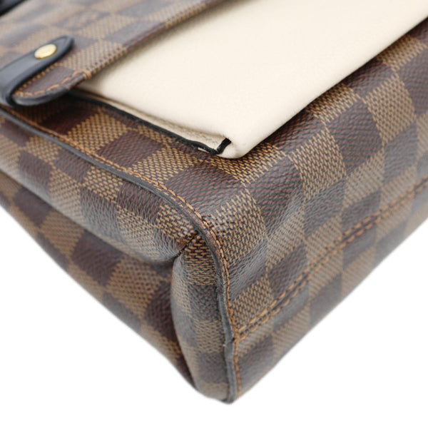LOUIS VUITTON Vavin PM Damier Ebene Crossbody Bag Cream