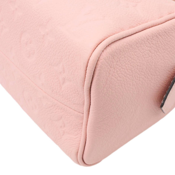 LOUIS VUITTON Speedy 20 Bandouliere Monogram Empreinte Crossbody Bag Pink