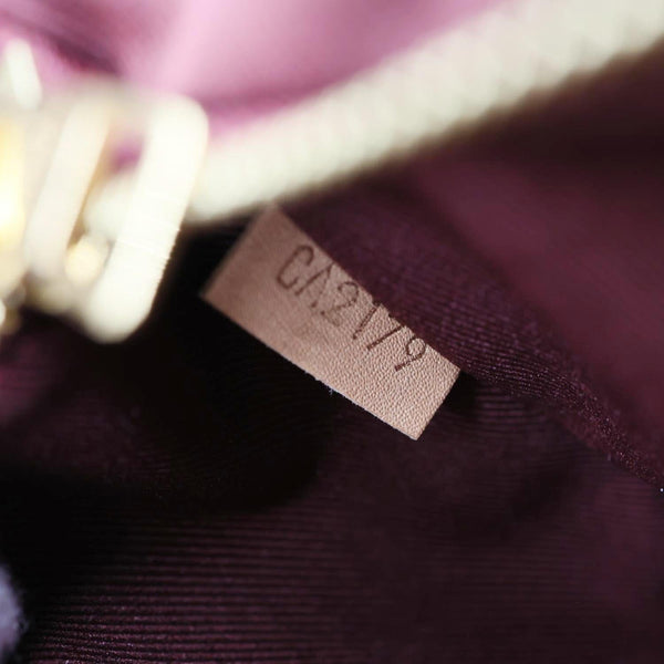 LOUIS VUITTON Cluny MM Monogram Canvas Crossbody Bag Brown