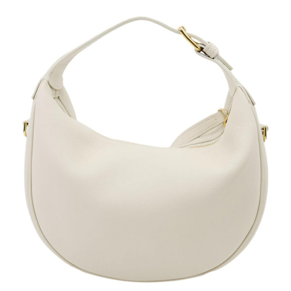 CELINE Teen Lulu Leather Shoulder Bag White