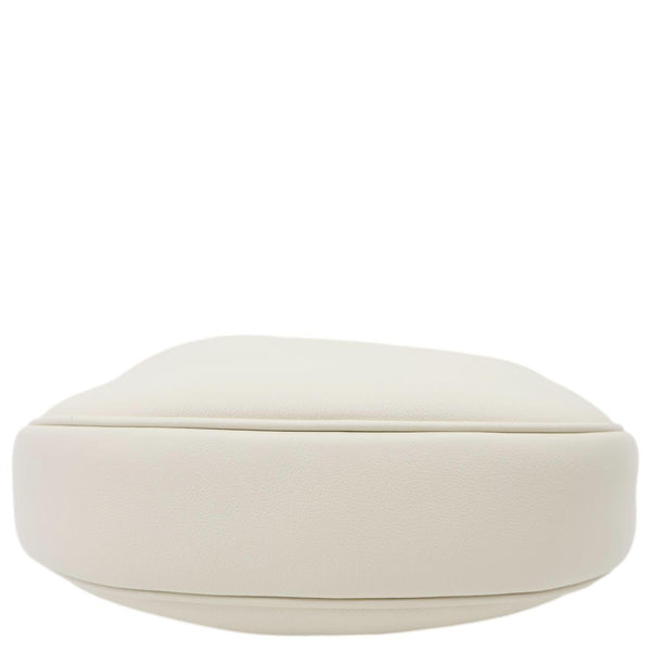 CELINE Teen Lulu Leather Shoulder Bag White