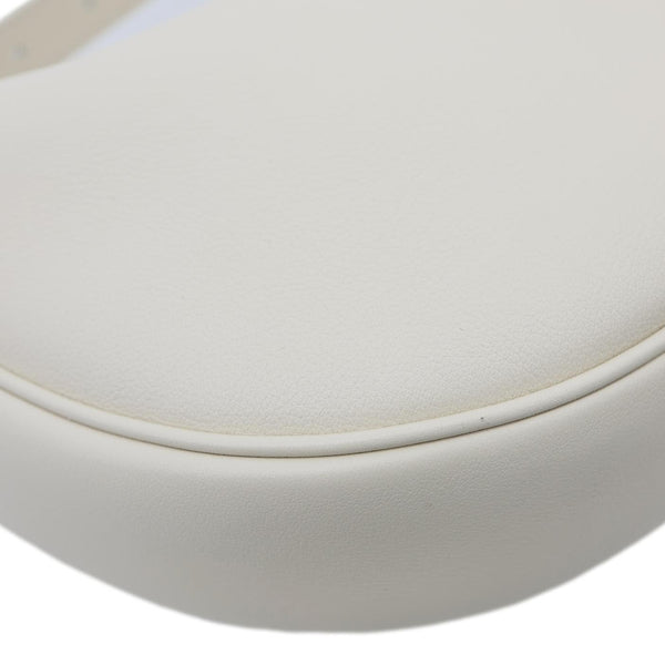 CELINE Teen Lulu Leather Shoulder Bag White