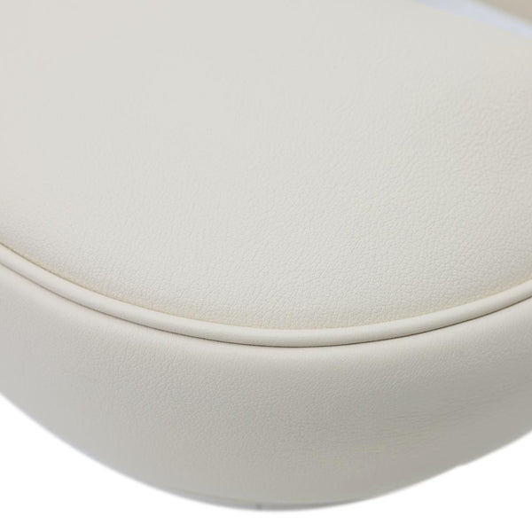 CELINE Teen Lulu Leather Shoulder Bag White