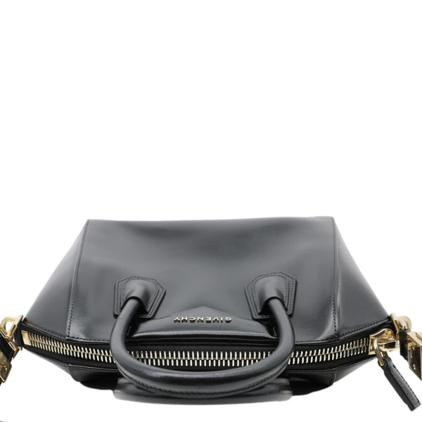 GIVENCHY Antigona Leather Shoulder Bag Black