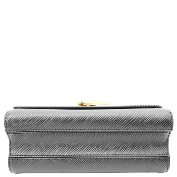 LOUIS VUITTON Twist MM Epi Leather Chain Shoulder Bag Black