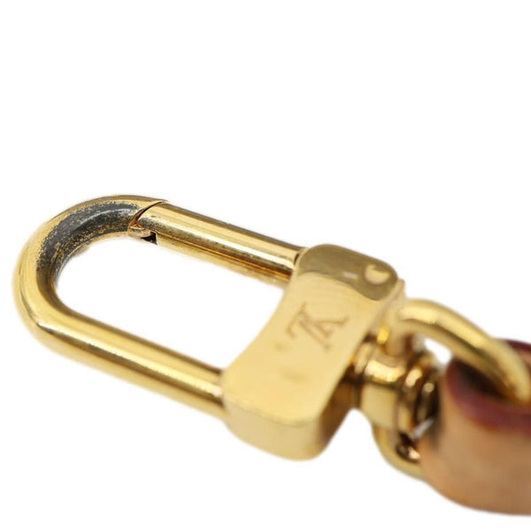 LOUIS VUITTON Neverfull Wristlet Monogram Canvas Pouch Brown