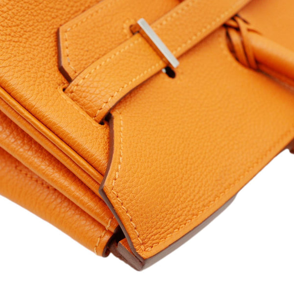 HERMES Birkin 35 Togo Leather Tote Bag Orange