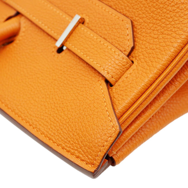 HERMES Birkin 35 Togo Leather Tote Bag Orange