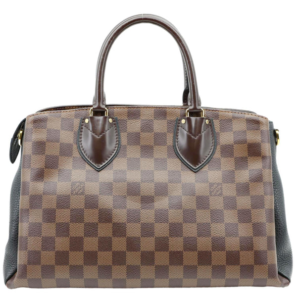 LOUIS VUITTON Normandy Damier Ebene Satchel Shoulder Bag Brown