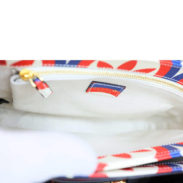 GUCCI x Adidas Horsebit 1955 Leather Shoulder Bag Red 602204