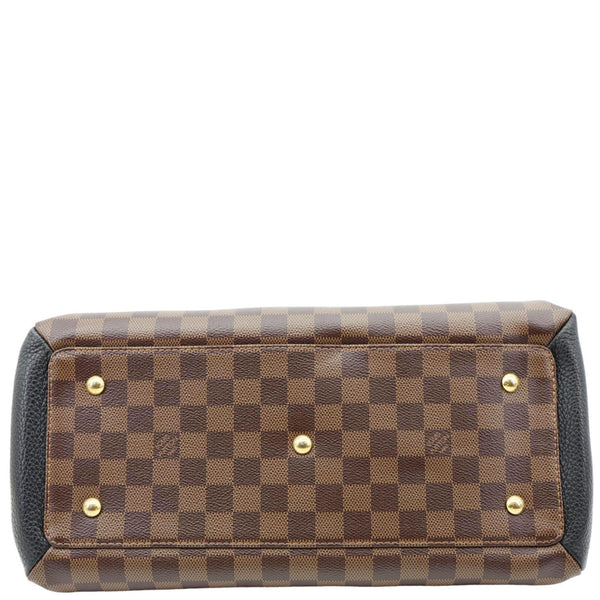 LOUIS VUITTON Normandy Damier Ebene Satchel Shoulder Bag Brown