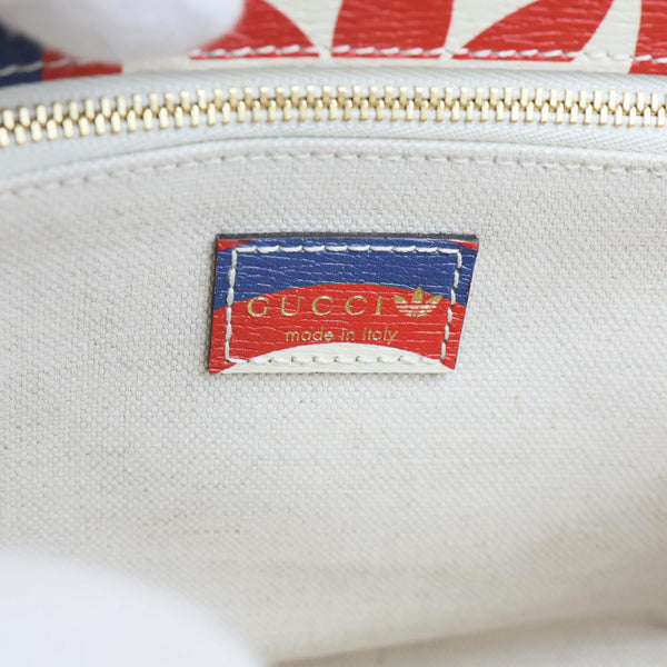 GUCCI x Adidas Horsebit 1955 Leather Shoulder Bag Red 602204