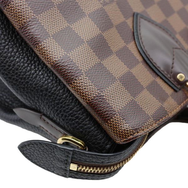 LOUIS VUITTON Normandy Damier Ebene Satchel Shoulder Bag Brown