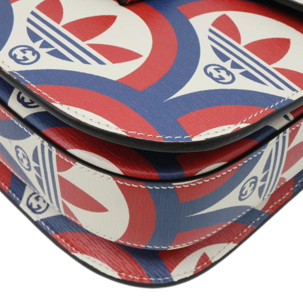 GUCCI x Adidas Horsebit 1955 Leather Shoulder Bag Red 602204