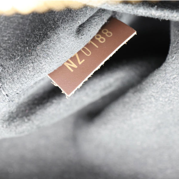 LOUIS VUITTON Normandy Damier Ebene Satchel Shoulder Bag Brown