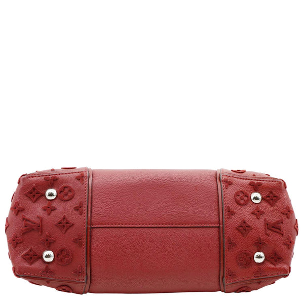 LOUIS VUITTON W PM Veau Cachemire Calfskin Tote Bag Maroon